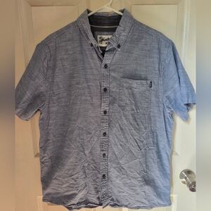 Hurley Casual Blue Button-Down Shirt